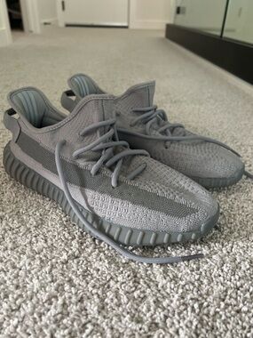 Yeezy Boost 350 V2 Gray Knit Sneakers